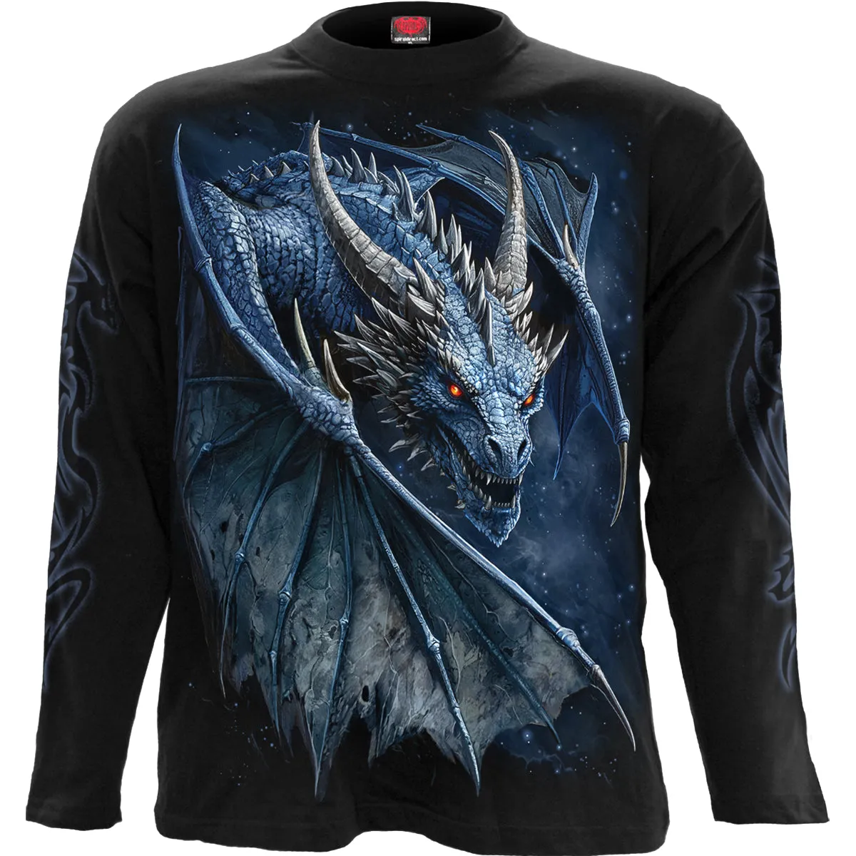 STORM DRAGON - Longsleeve T-Shirt Black sold by Spiral Direct
