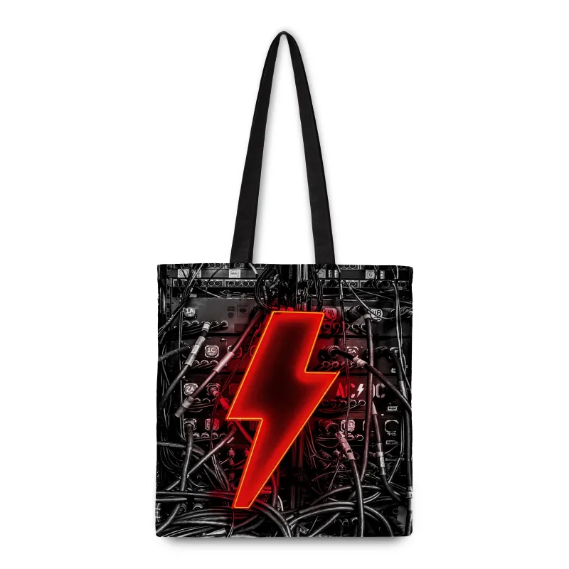 Rocksax AC/DC Tote Bag - PWR Up made by Spiral Direct