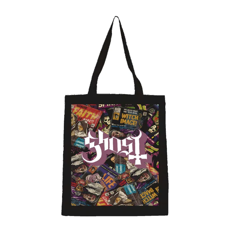 Rocksax Ghost Tote Bag - Magazines made by Spiral Direct