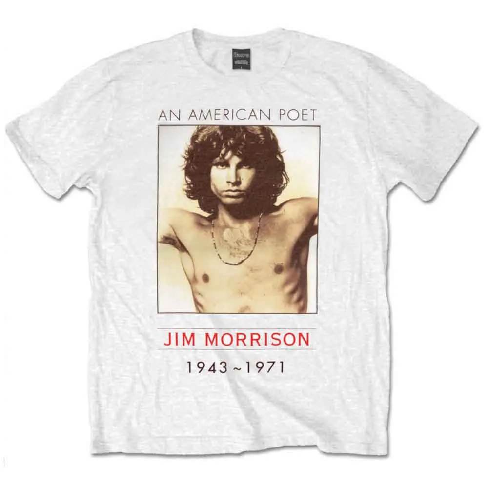 THE DOORS - AMERICAN POET - T-Shirt White sold by Spiral Direct