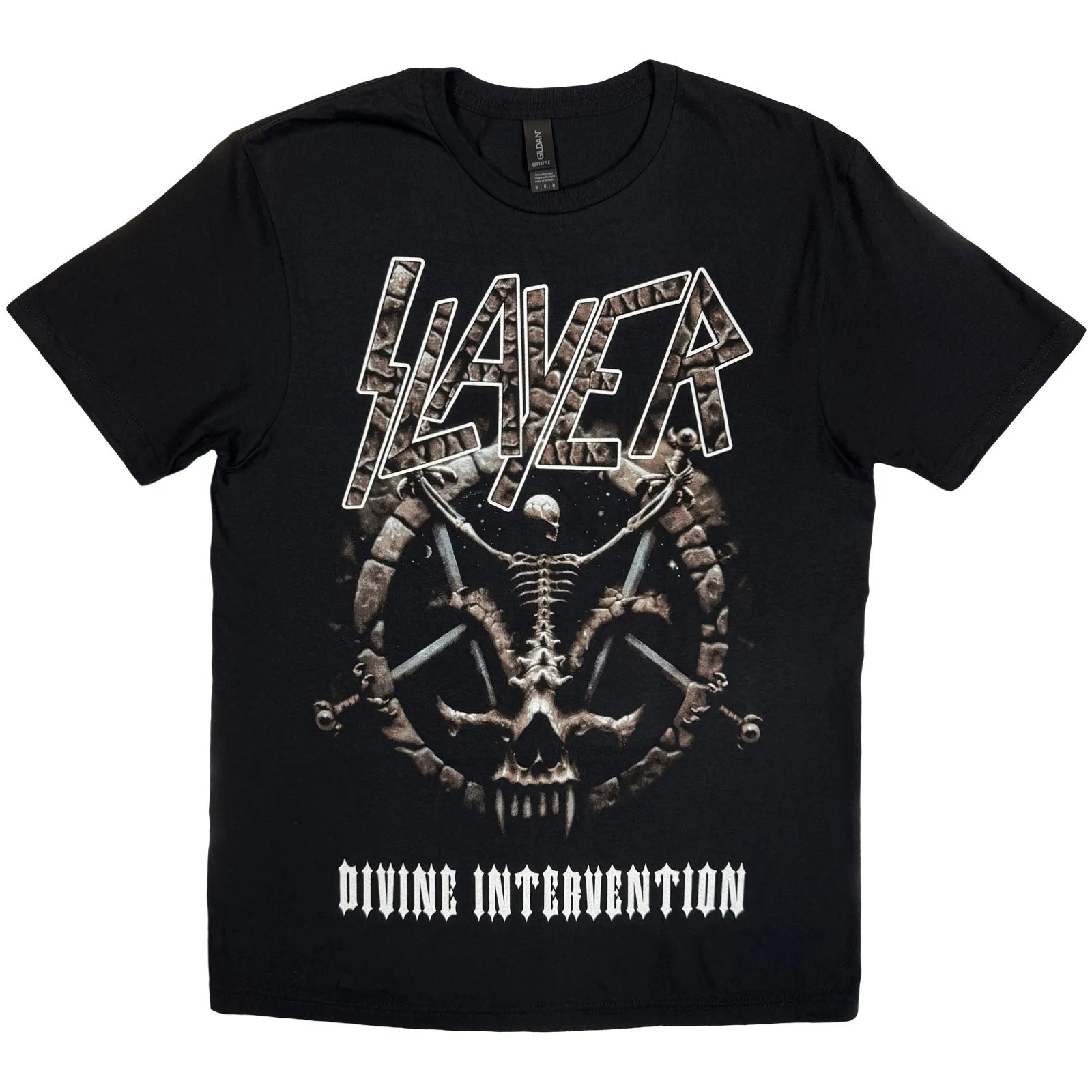 SLAYER - DIVINE INTERVENTION 2014 DATES - T-Shirt Black (Back Print) sold by Spiral Direct product image thumbnail 3