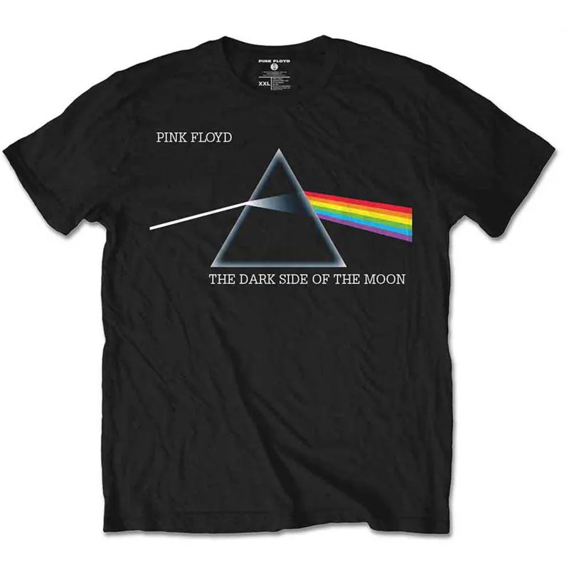 PINK FLOYD - DARK SIDE OF THE MOON COURIER - T-Shirt Black made by Spiral Direct
