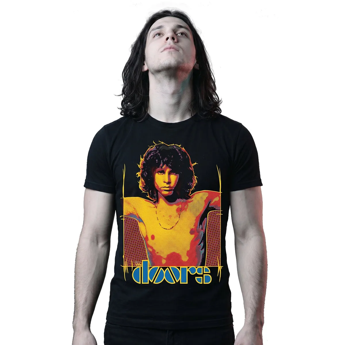 THE DOORS - LIGHT MY FIRE - Front Print T-Shirt Black sold by Spiral Direct product image thumbnail 2