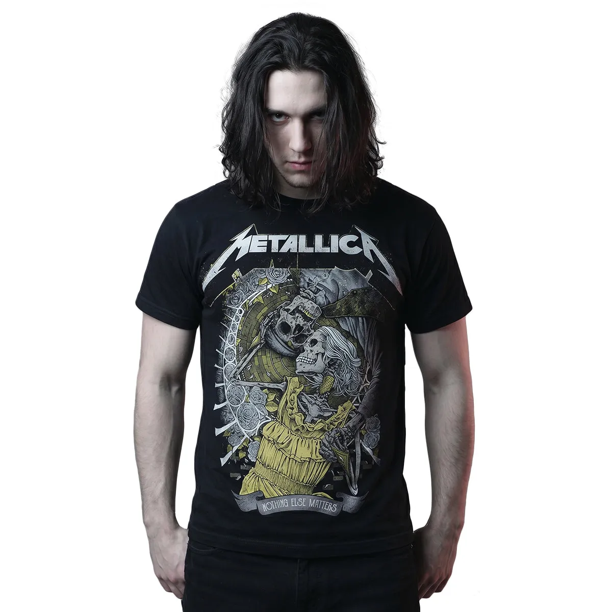METALLICA - NOTHING ELSE MATTERS - Front Print T-Shirt Black sold by Spiral Direct product image thumbnail 2