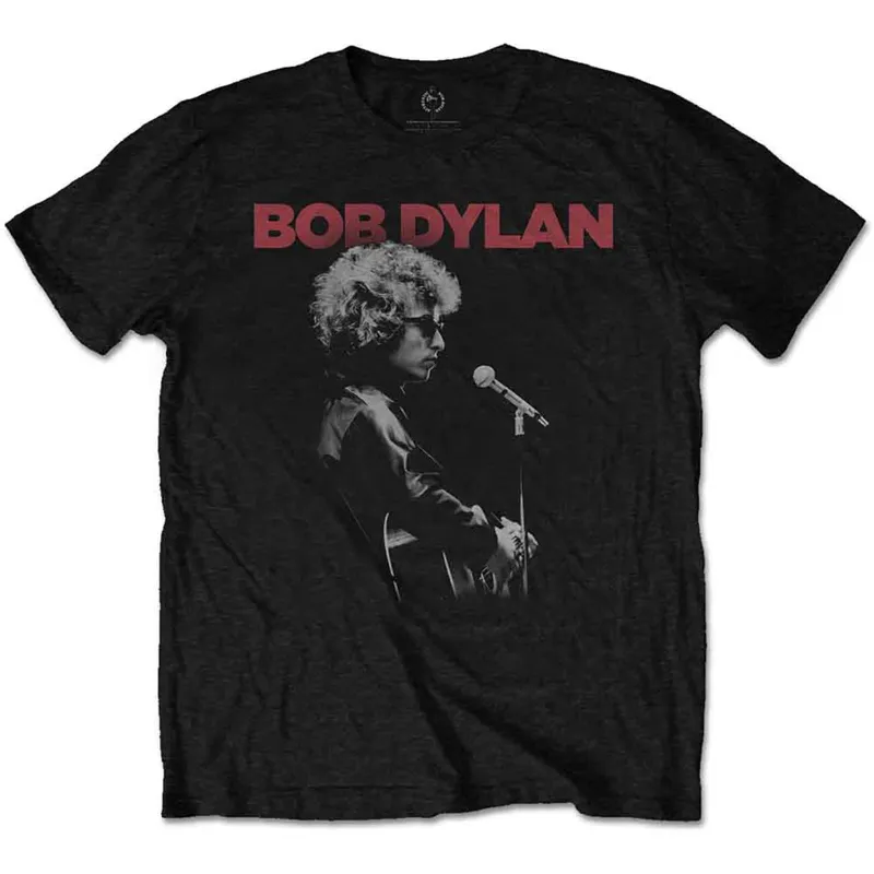 BOB DYLAN - SOUND CHECK - T-Shirt Black made by Spiral Direct