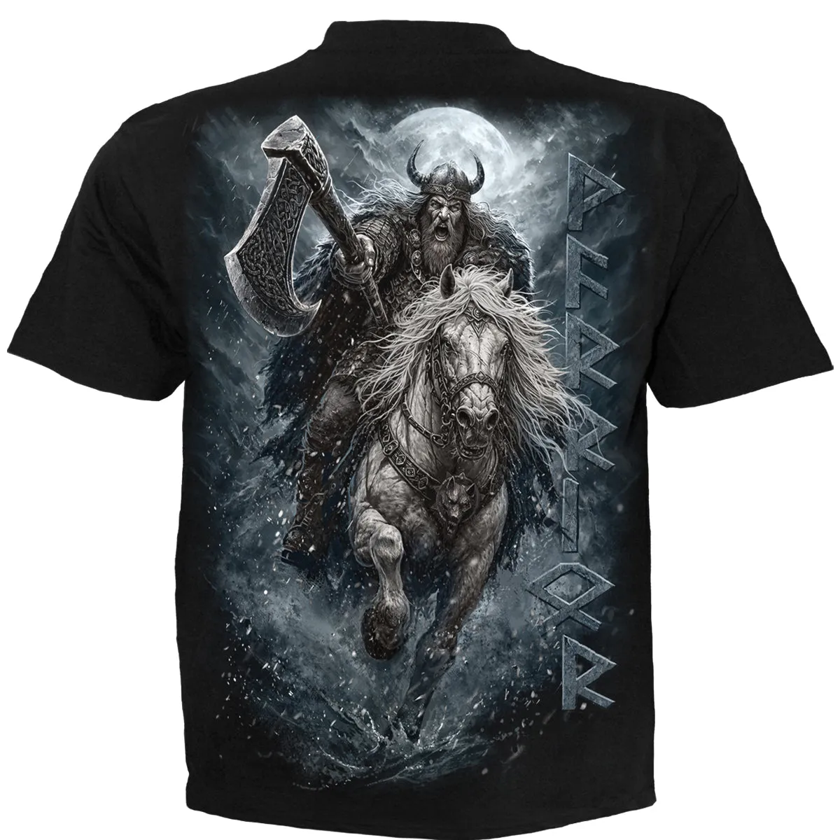 VIKING RAMPAGE - T-Shirt Black sold by Spiral Direct product image thumbnail 2