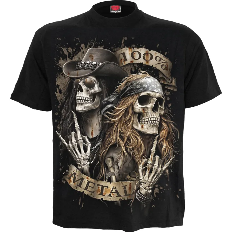 PURE METAL - T-Shirt Black made by Spiral Direct