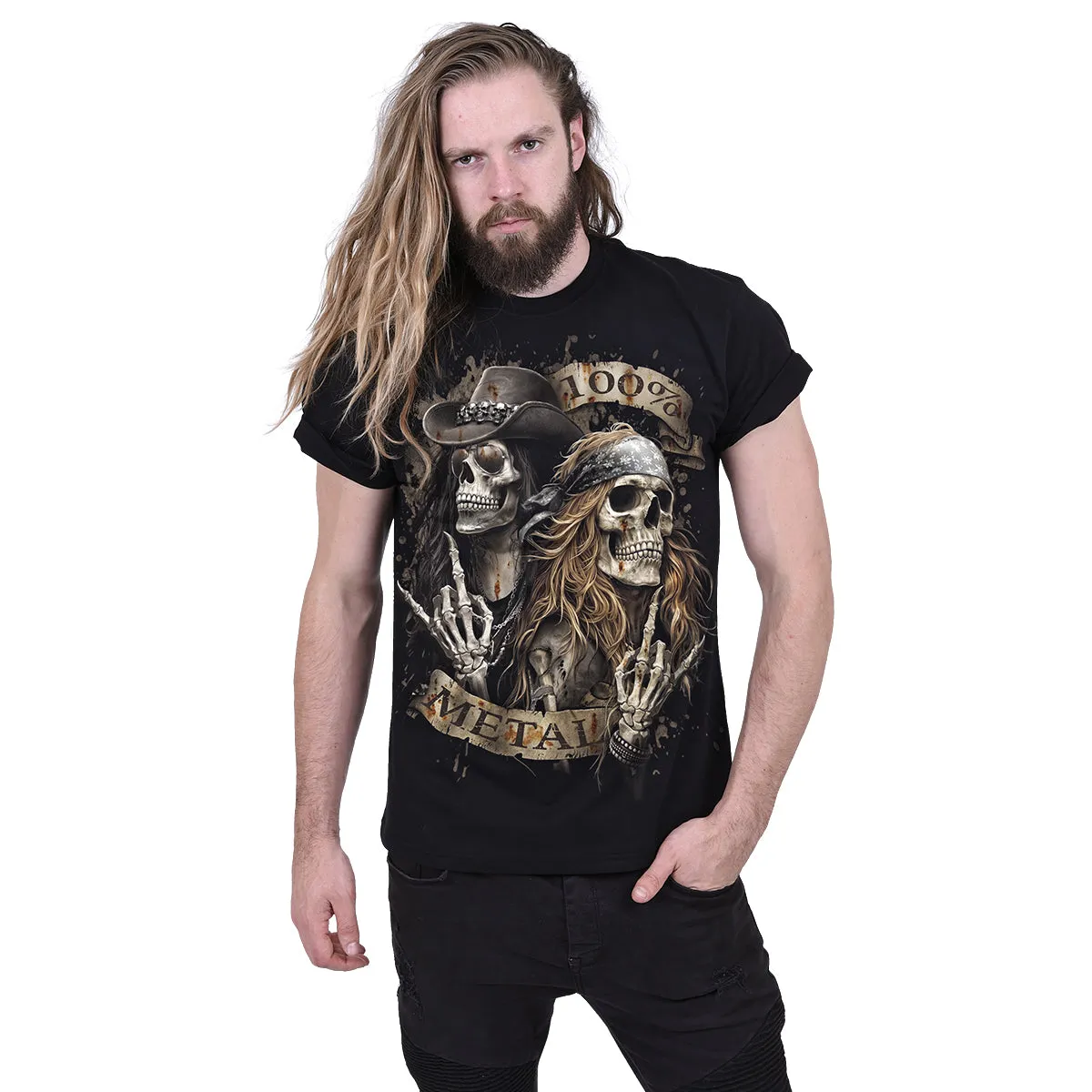 PURE METAL - T-Shirt Black sold by Spiral Direct product image thumbnail 3