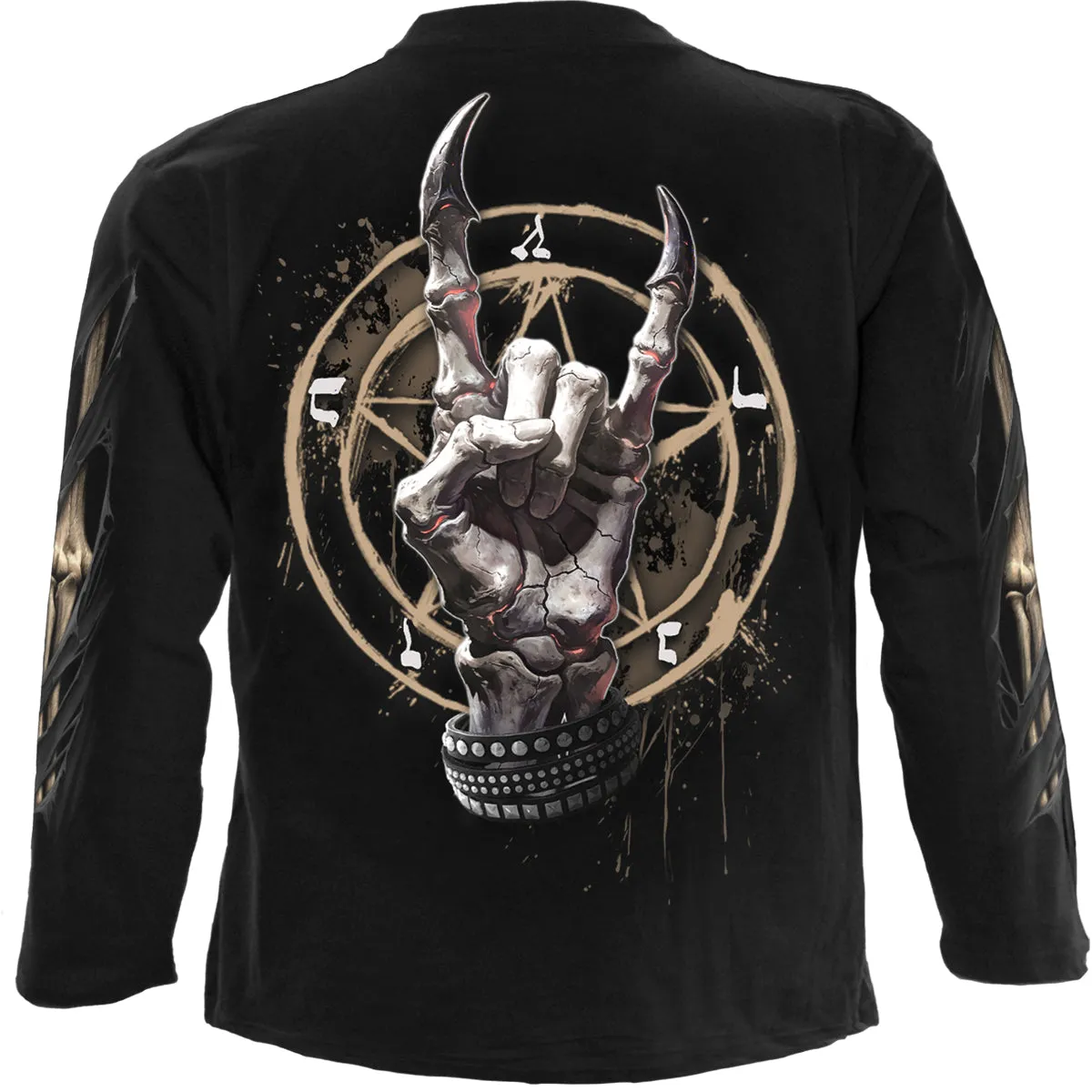 PURE METAL - Longsleeve T-Shirt Black sold by Spiral Direct product image thumbnail 2
