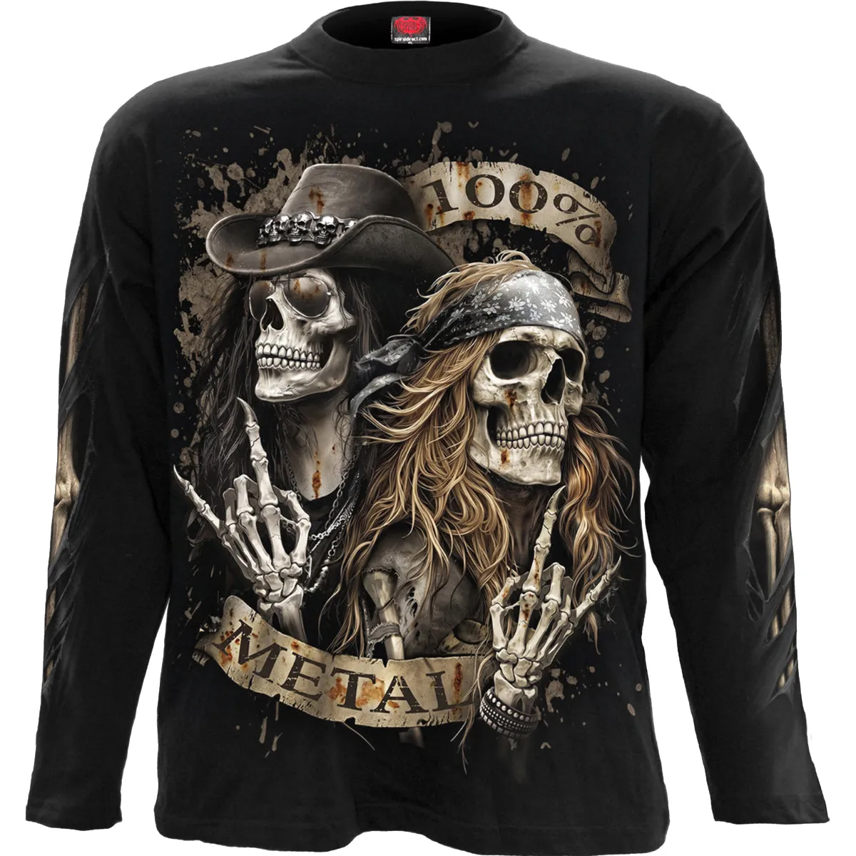 PURE METAL - Longsleeve T-Shirt Black sold by Spiral Direct
