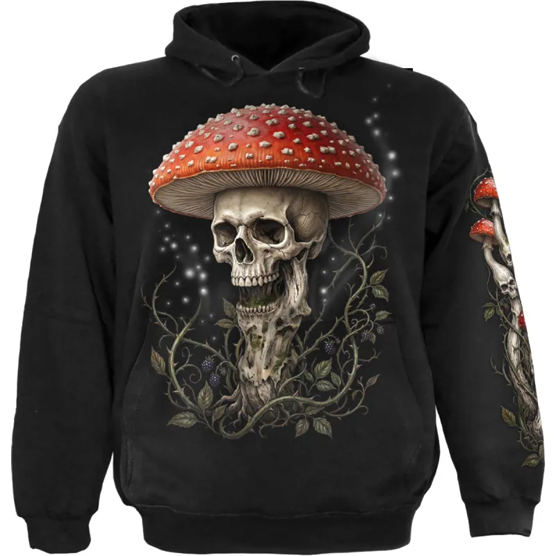 SHROOMS - Hoodie Black made by Spiral Direct
