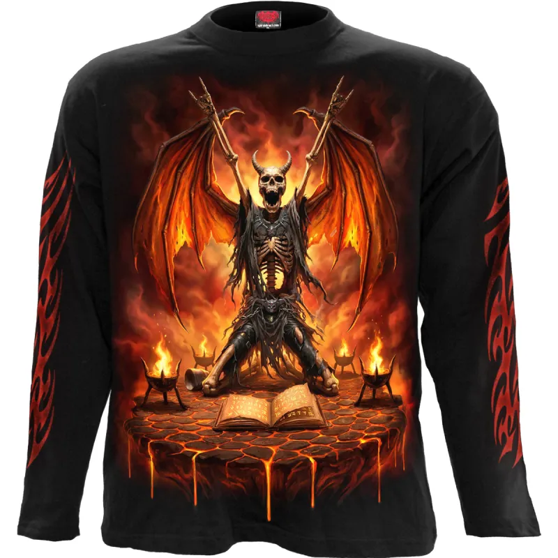 SKELETAL WORSHIP - Longsleeve T-Shirt Black made by Spiral Direct