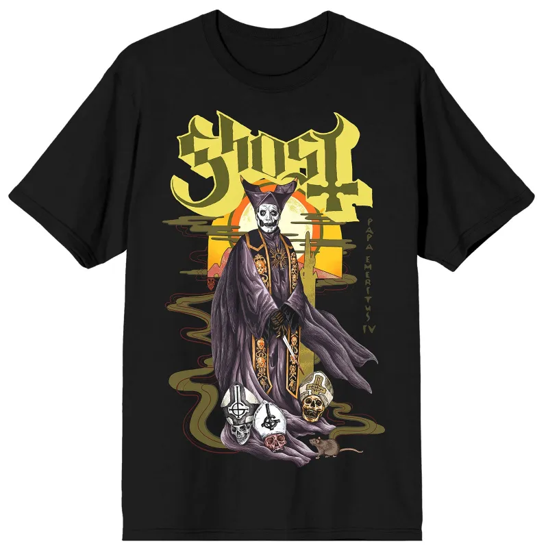 GHOST - MONDO MUCHA - T-Shirt Black made by Spiral Direct
