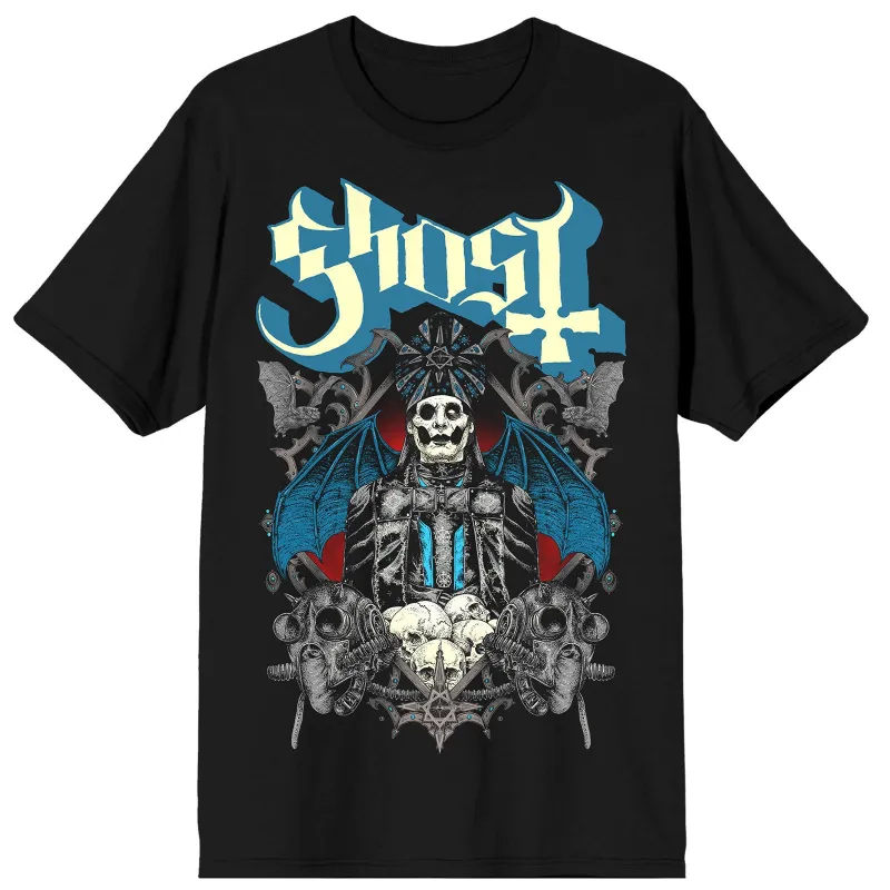 GHOST - GHOULS & SKULLS - T-Shirt Black made by Spiral Direct