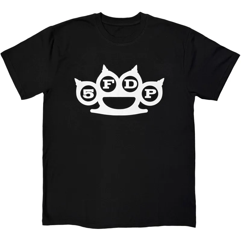 FIVE FINGER DEATH PUNCH - LOGO MONO - T-Shirt Black made by Spiral Direct