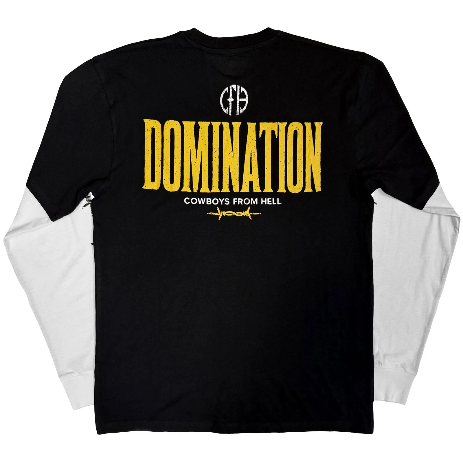PANTERA - TEXAS TO DOMINATION - Layered Long Sleeve T-Shirt Multicolour sold by Spiral Direct product image thumbnail 2
