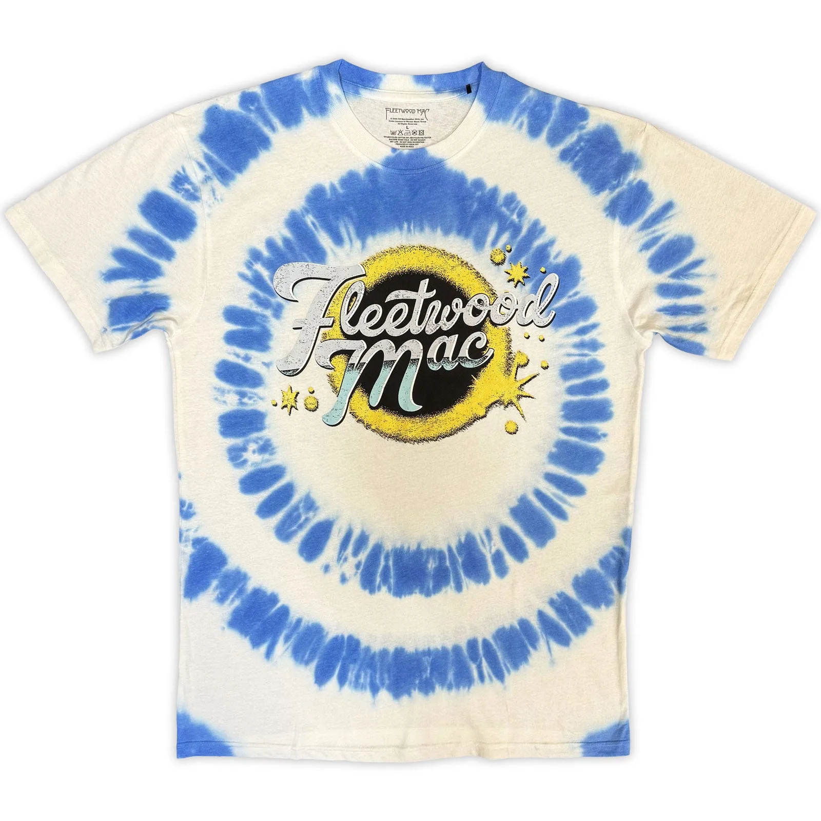 FLEETWOOD MAC - LOGO SPIRAL - T-Shirt White sold by Spiral Direct