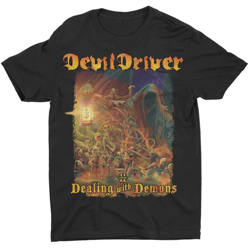 DEVILDRIVER - BORROWED - T-Shirt Black made by Spiral Direct