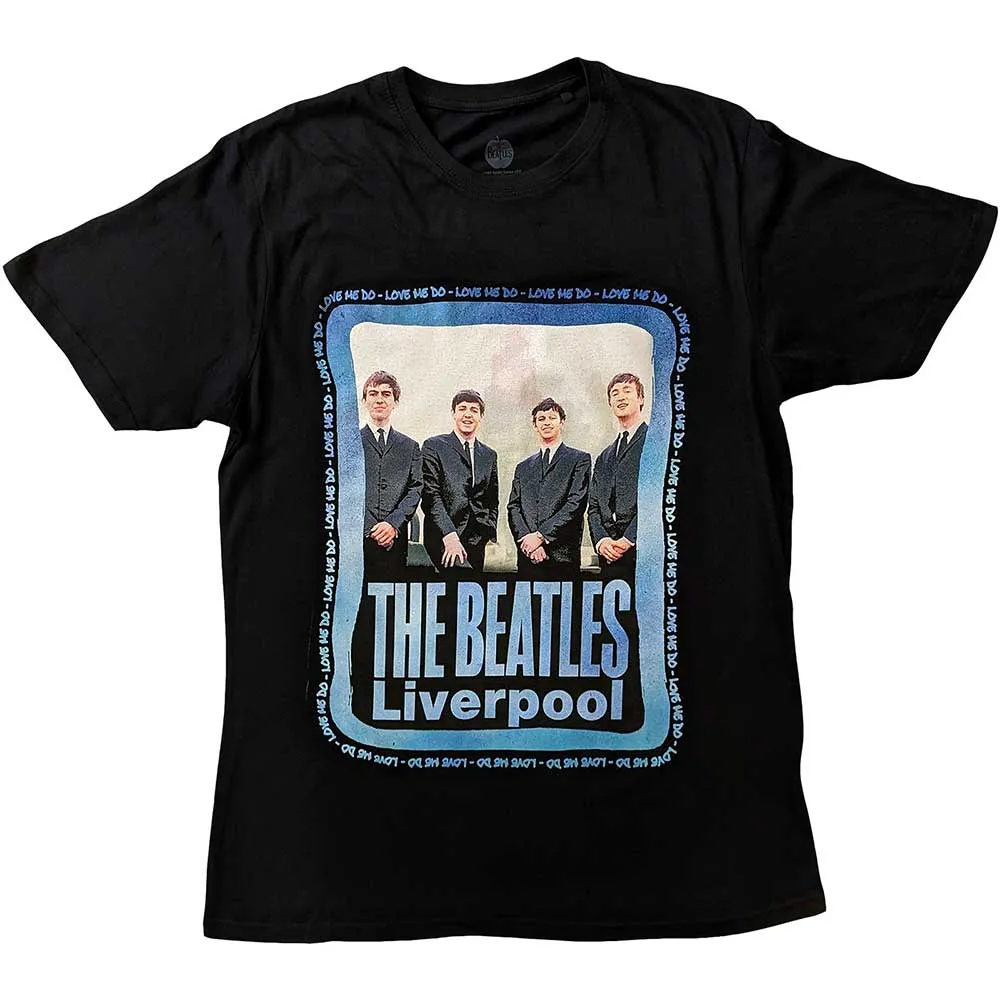THE BEATLES - PIERHEAD FRAME - T-Shirt Black sold by Spiral Direct