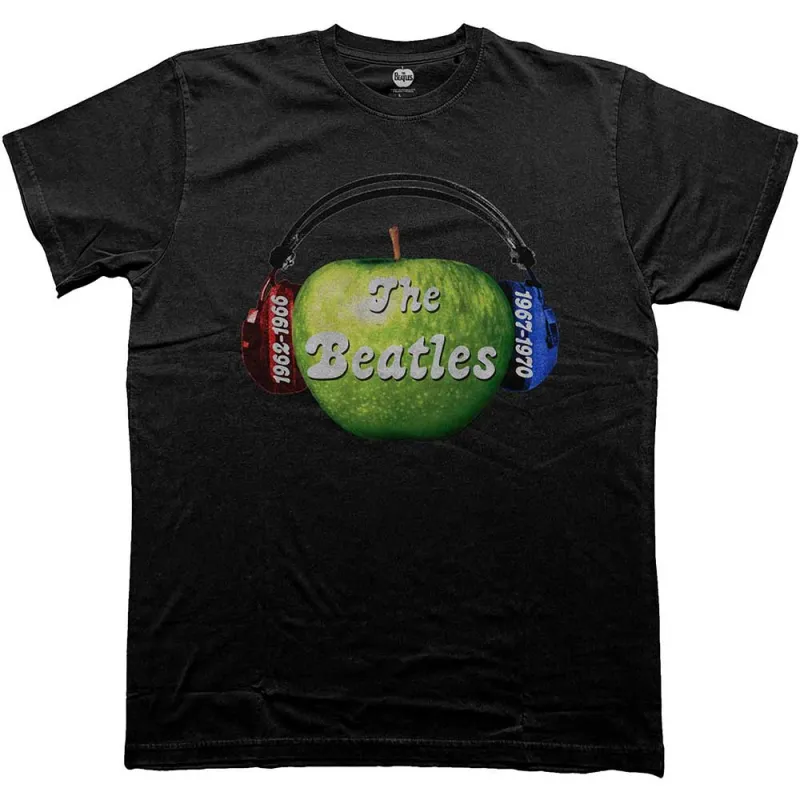 THE BEATLES - LISTEN TO - T-Shirt Black made by Spiral Direct