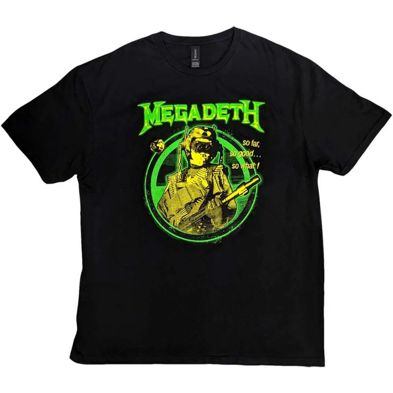 MEGADETH - SFSGSW HI-CONTRAST - T-Shirt Black made by Spiral Direct
