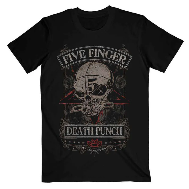 FIVE FINGER DEATH PUNCH - WICKED - T-Shirt Black made by Spiral Direct