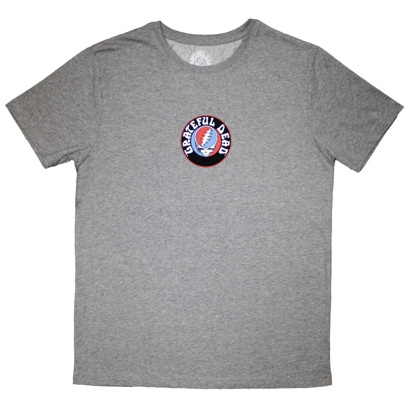 GRATEFUL DEAD - MINI STEAL YOUR FACE LOGO - T-Shirt Grey made by Spiral Direct