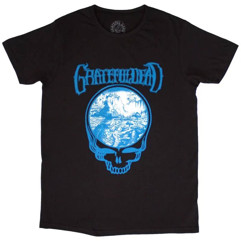 GRATEFUL DEAD - MUSHROOMS - T-Shirt Black made by Spiral Direct