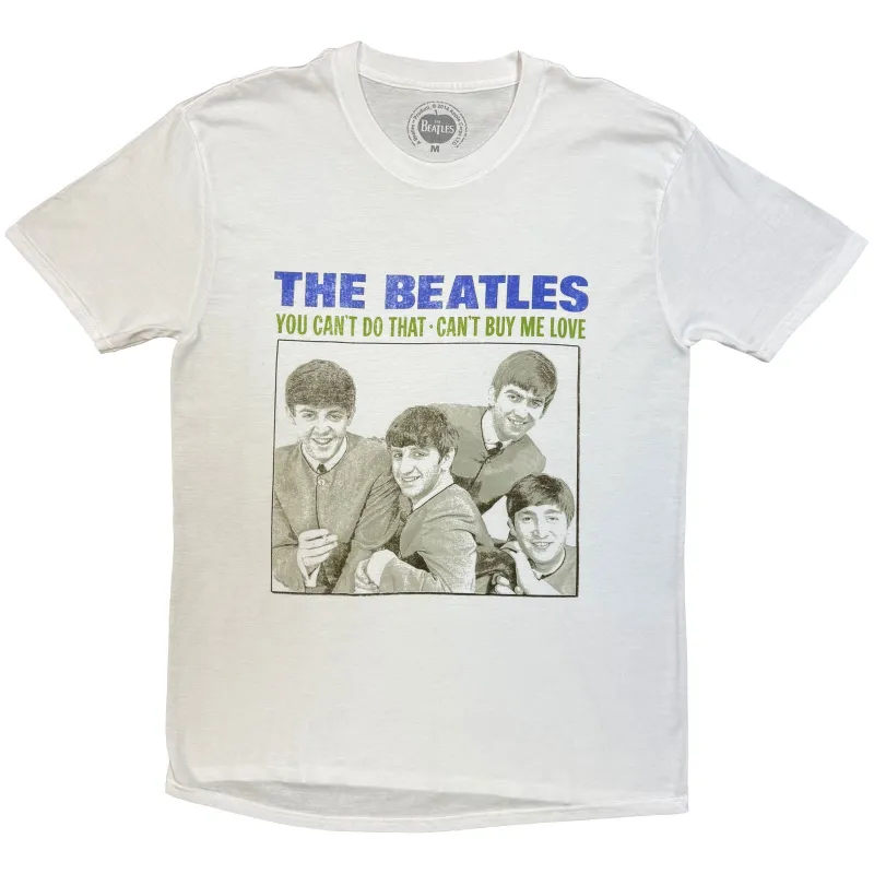 THE BEATLES - YOU CAN'T DO THAT - T-Shirt White made by Spiral Direct