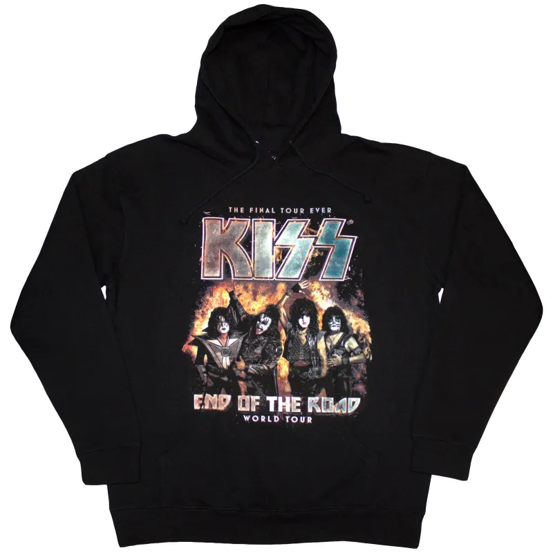 KISS - END OF THE ROAD FINAL TOUR - Pullover Hoodie Black made by Spiral Direct