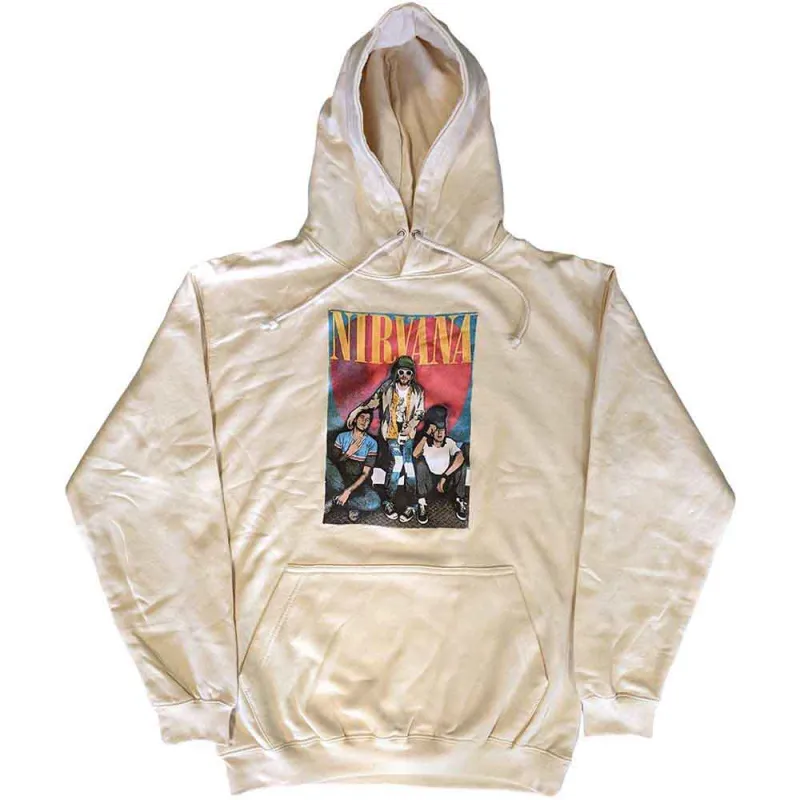 NIRVANA - TRAPPER HAT MONO LOGO - Pullover Hoodie Neutral made by Spiral Direct