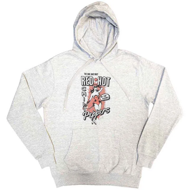 RED HOT CHILI PEPPERS - IN THE FLESH - Pullover Hoodie Grey made by Spiral Direct