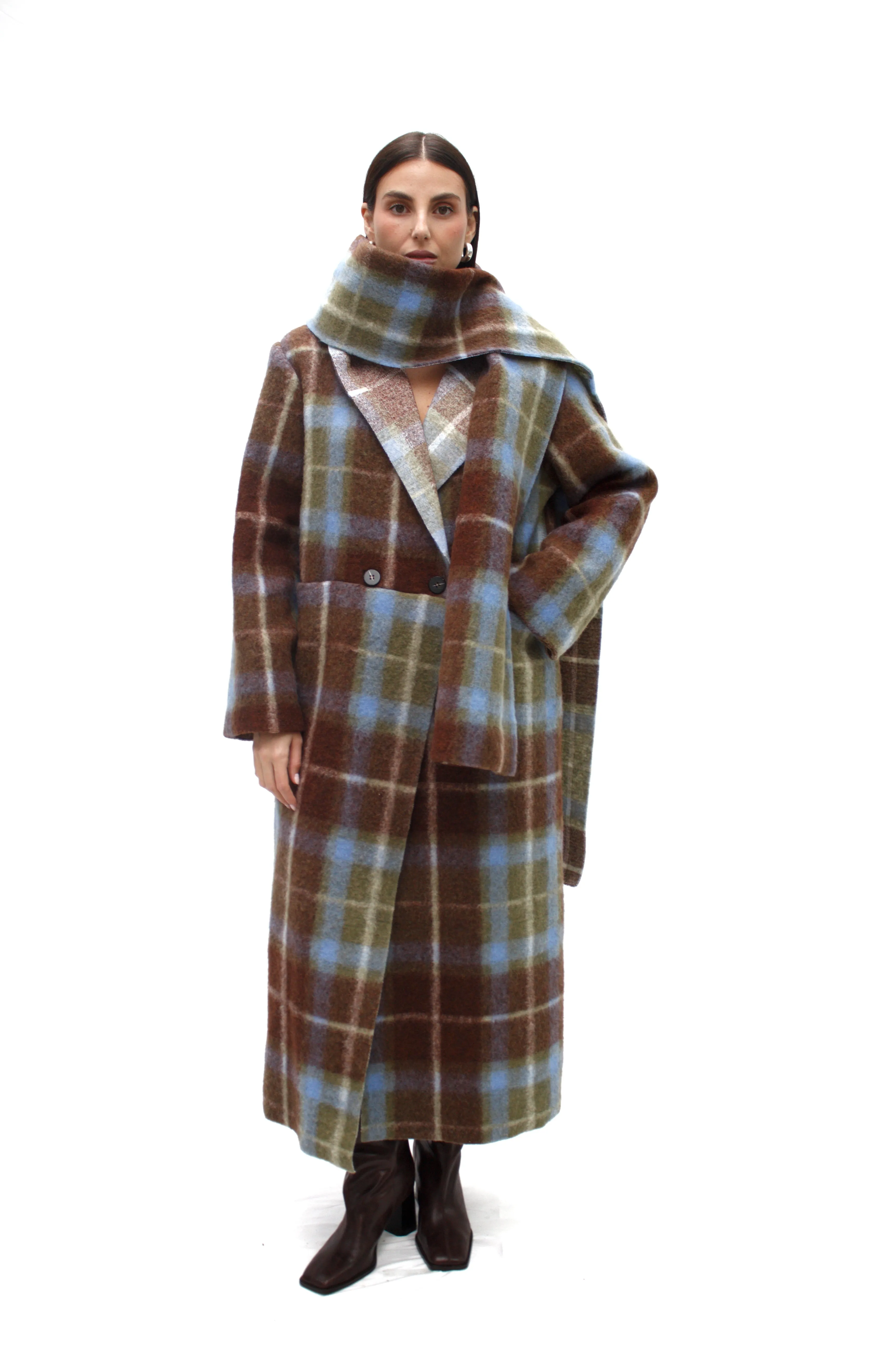 Cappotto in lana cotta con sciarpa sold by Apartamento product image thumbnail 2