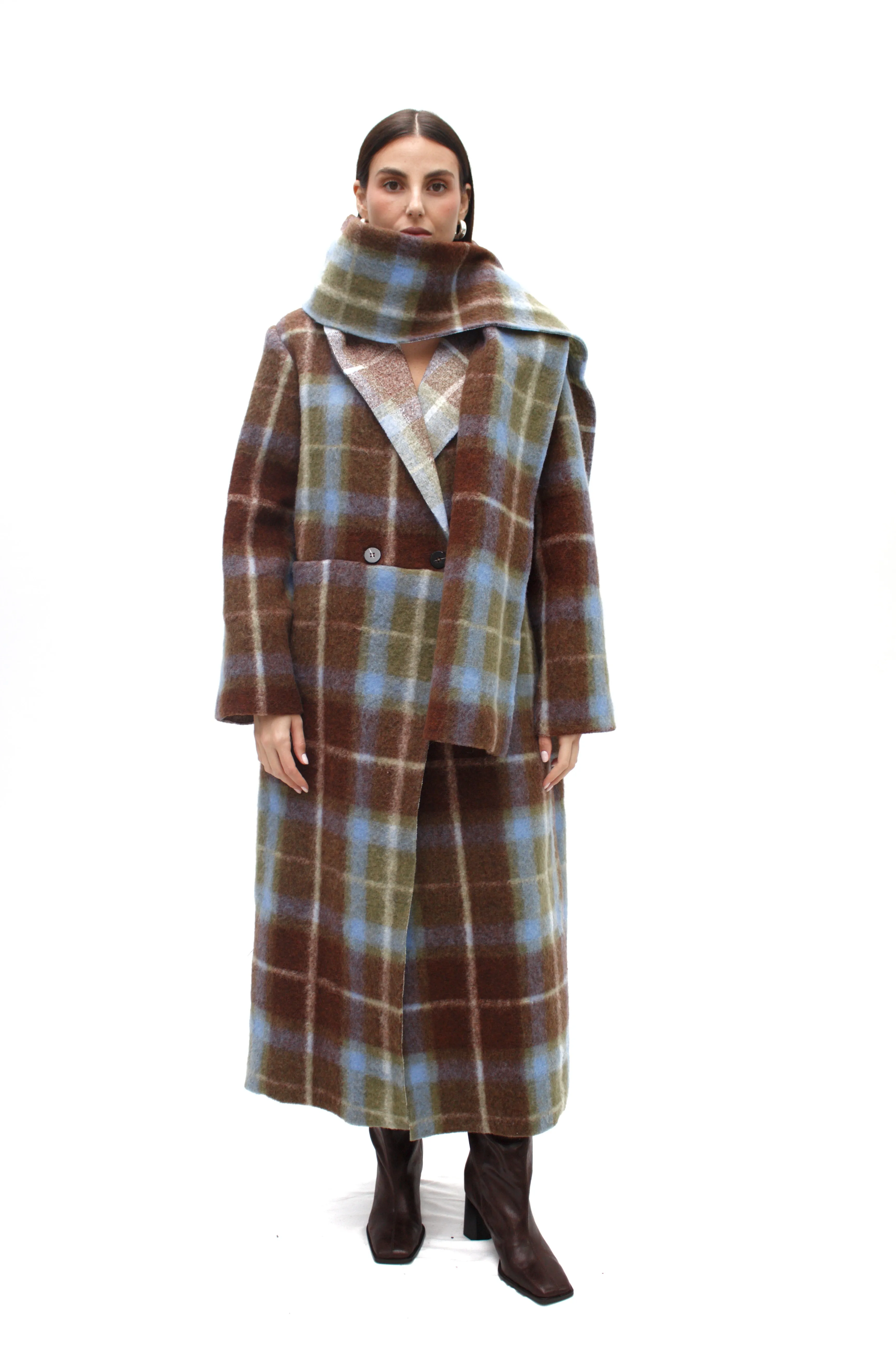 Cappotto in lana cotta con sciarpa sold by Apartamento product image thumbnail 3