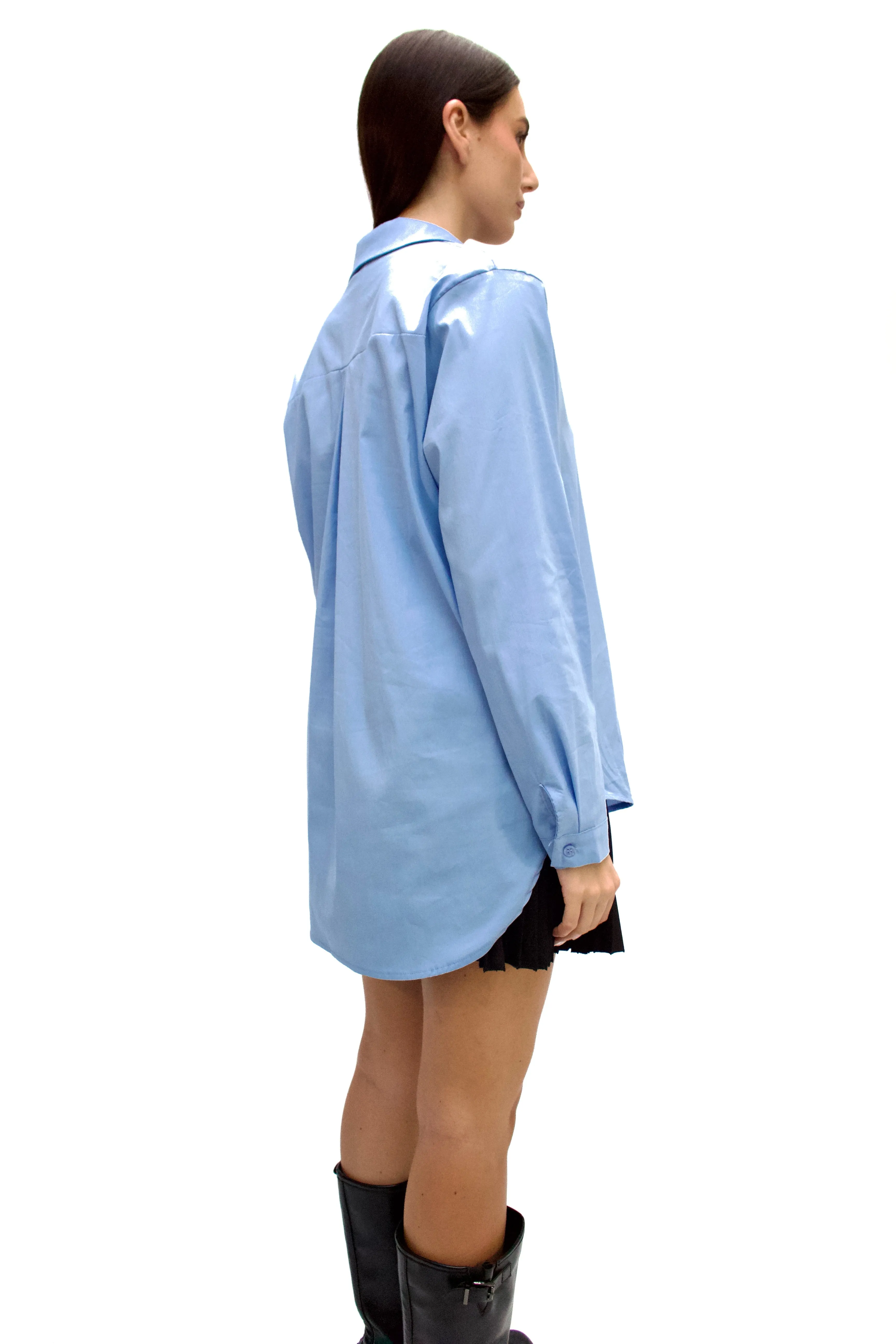Camica basic azzurra sold by Apartamento product image thumbnail 5