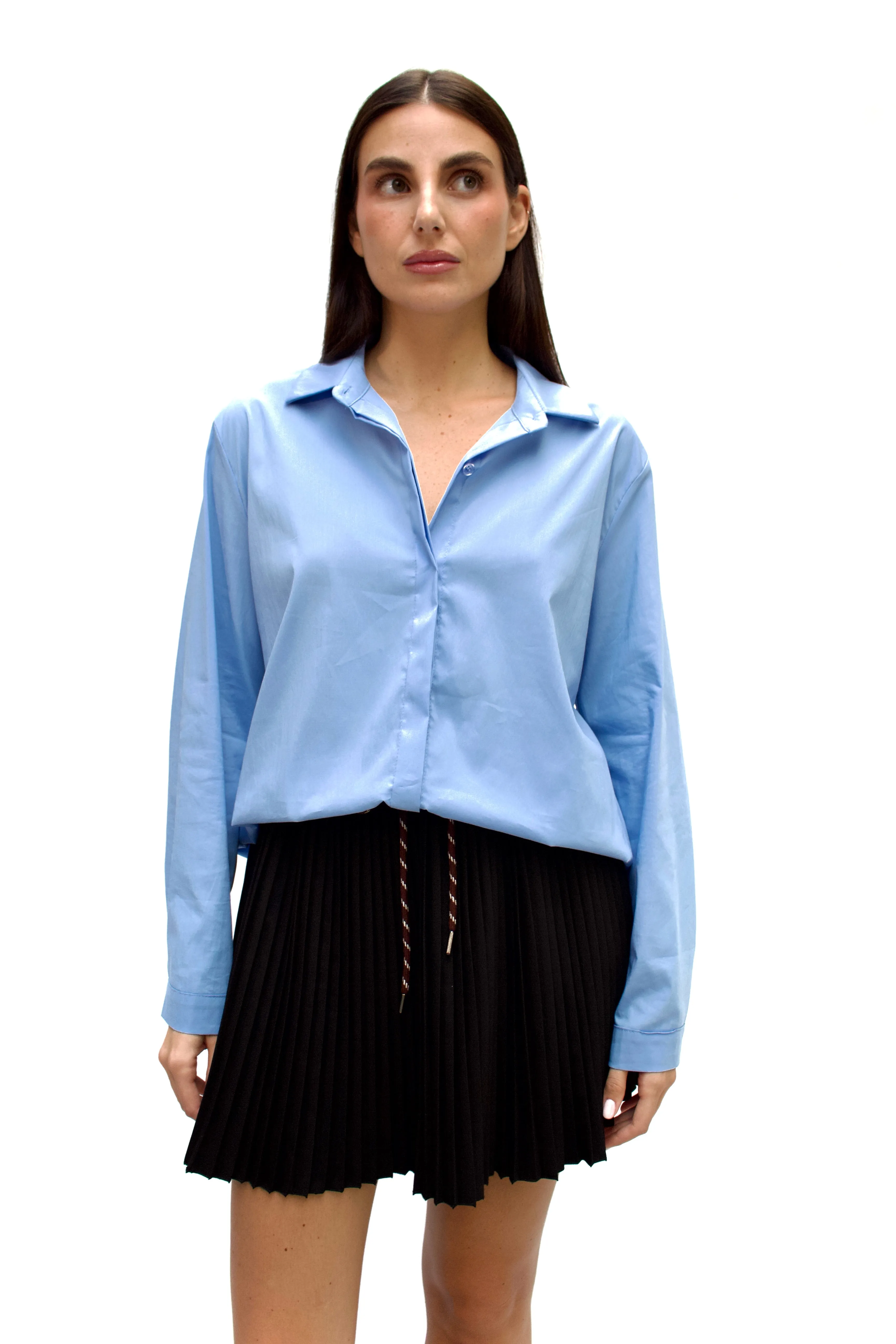 Camica basic azzurra sold by Apartamento product image thumbnail 4
