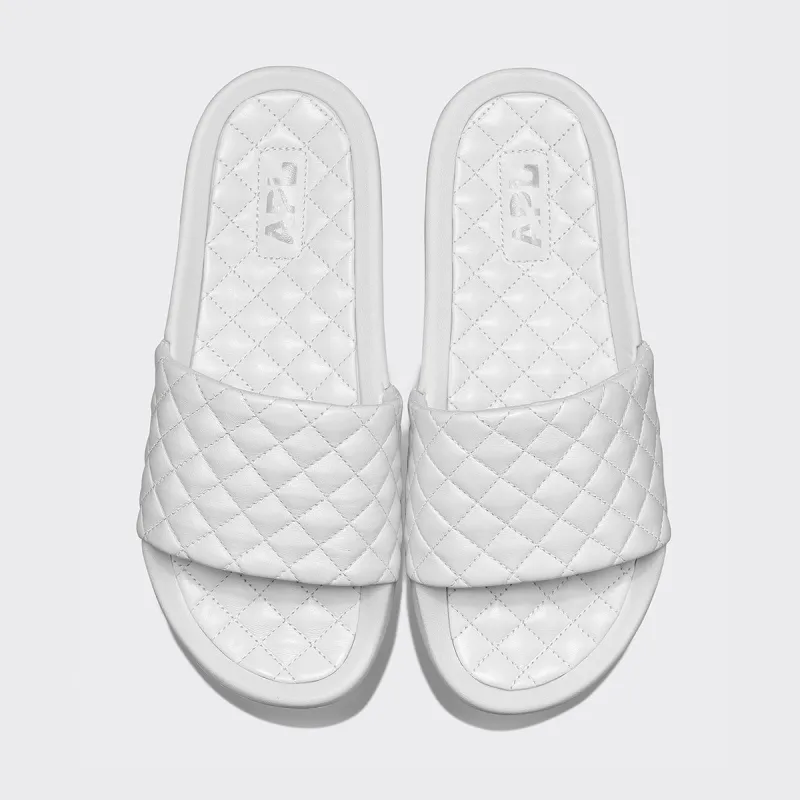 Men's Lusso Slide White sold by APL