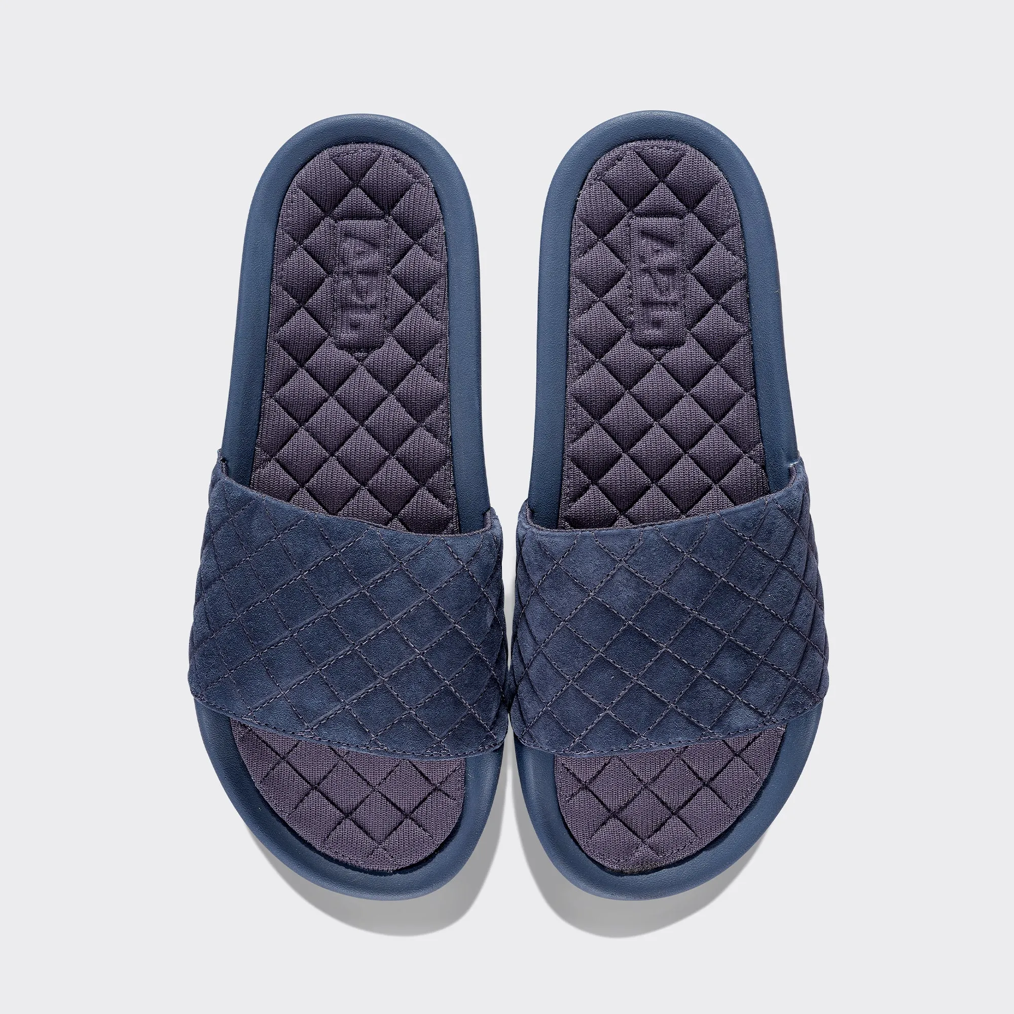 Women's Suede Lusso Slide Midnight sold by APL