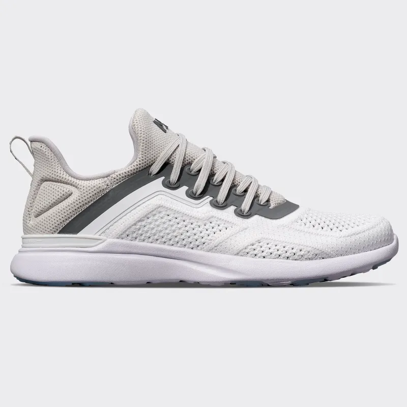 Men's TechLoom Tracer White / Harbor Grey / Smoke sold by Athletic Propulsion Labs