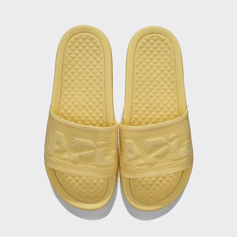 Men's Big Logo TechLoom Slide Buttercream / Mellow / Speckle sold by APL