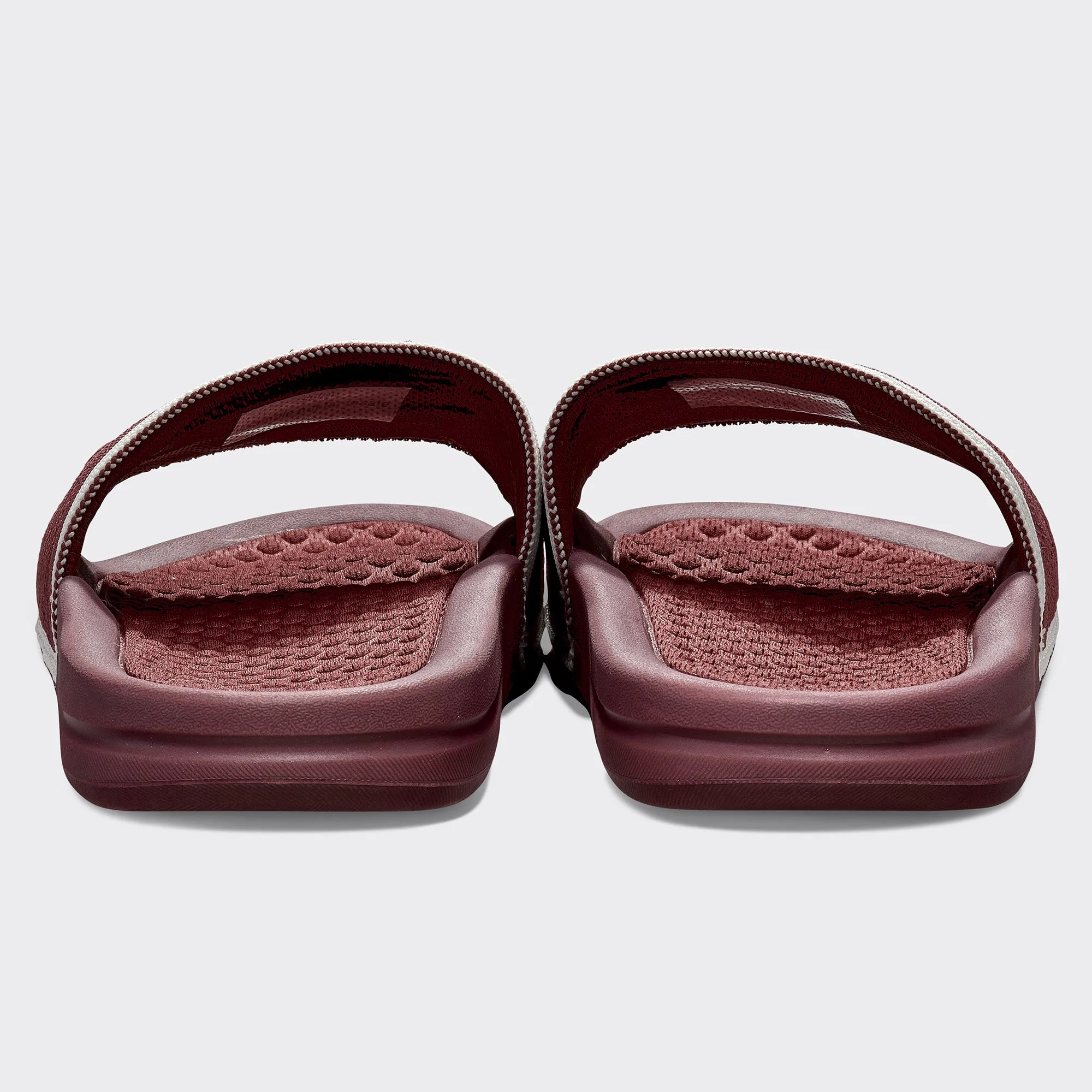 Men's Big Logo TechLoom Slide Burgundy / Ivory sold by APL product image thumbnail 4