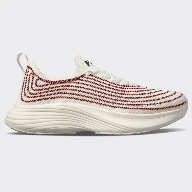 Women's TechLoom Zipline Ivory / Indigo / Laser Red sold by APL