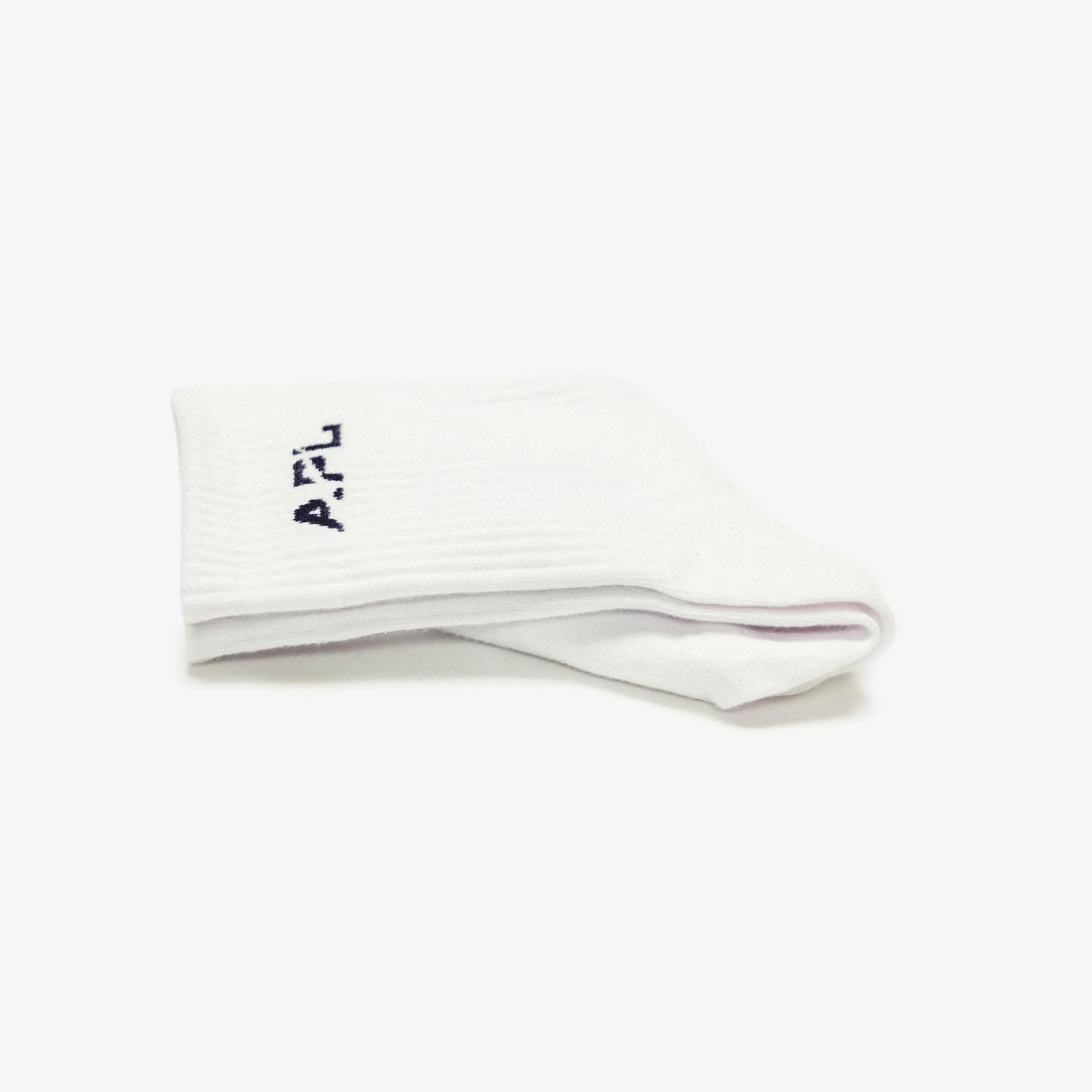 APL Lux Logo Socks White / Navy sold by APL product image thumbnail 2