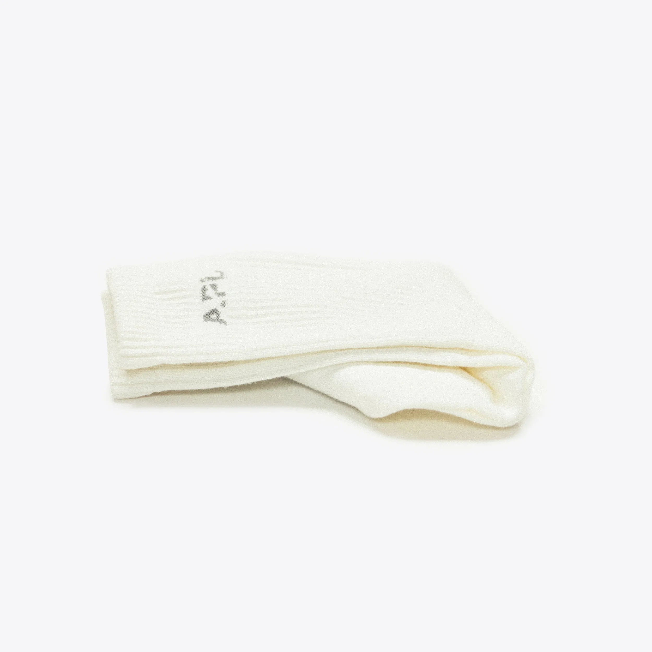 APL Lux Logo Socks Ivory / Cement sold by APL product image thumbnail 2