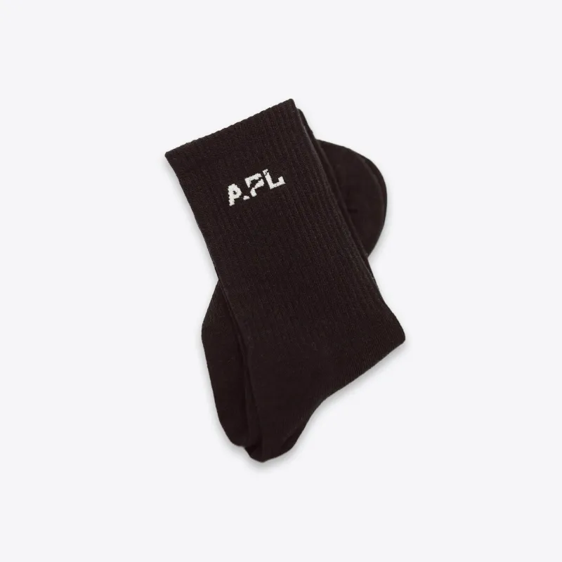 APL Lux Logo Socks Black / White made by APL