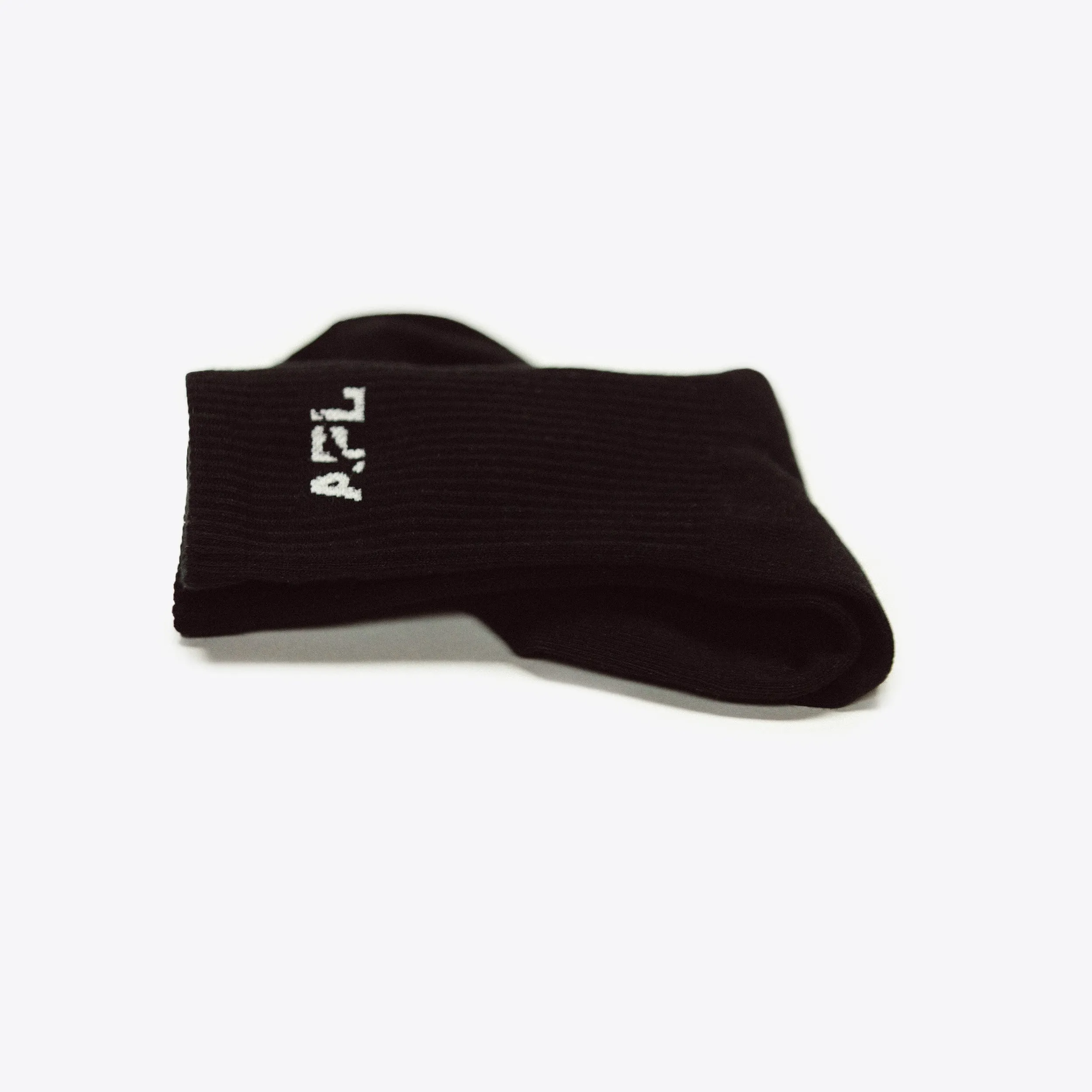 APL Lux Logo Socks Black / White sold by APL product image thumbnail 2
