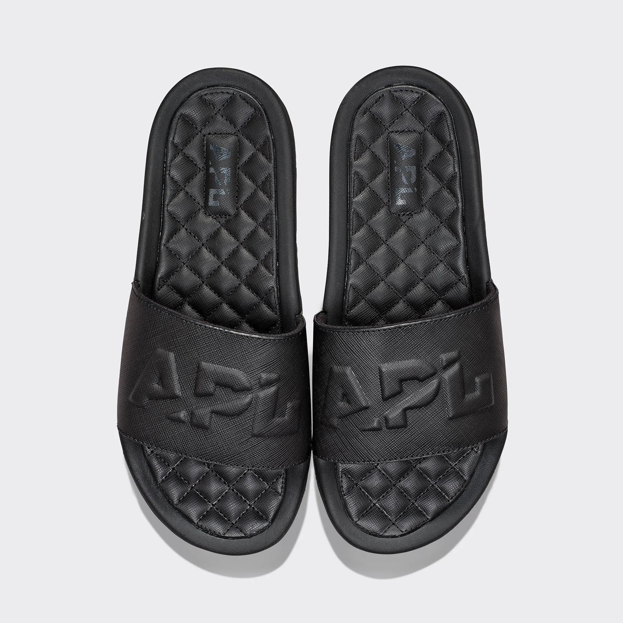 Women's Lusso Logo Slide Black sold by APL