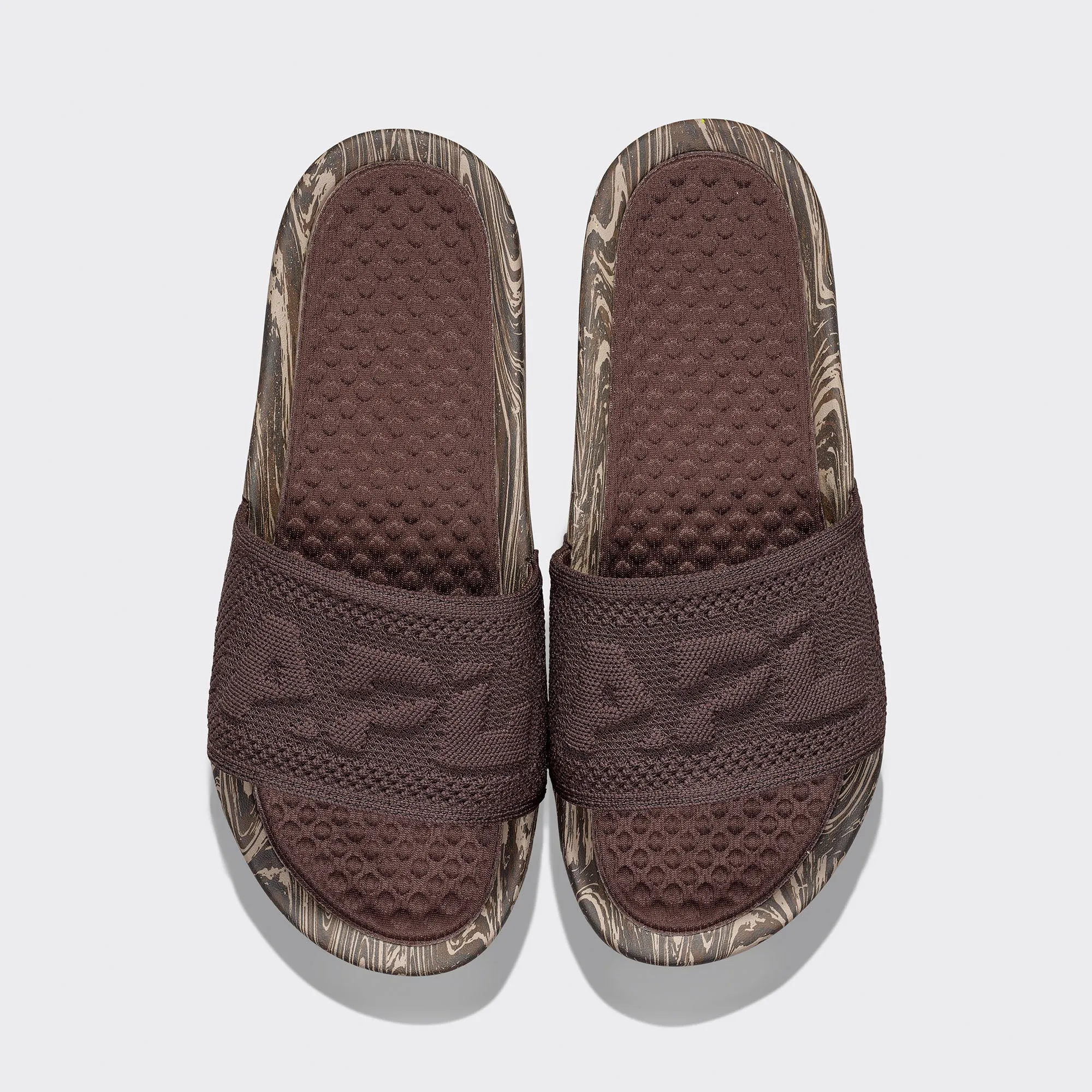 Women's Big Logo TechLoom Slide Chocolate / Sandstone / Marble sold by APL