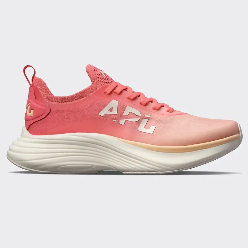 Women's APL Podium Faded Peach / Fire Coral / Ombre sold by Athletic Propulsion Labs