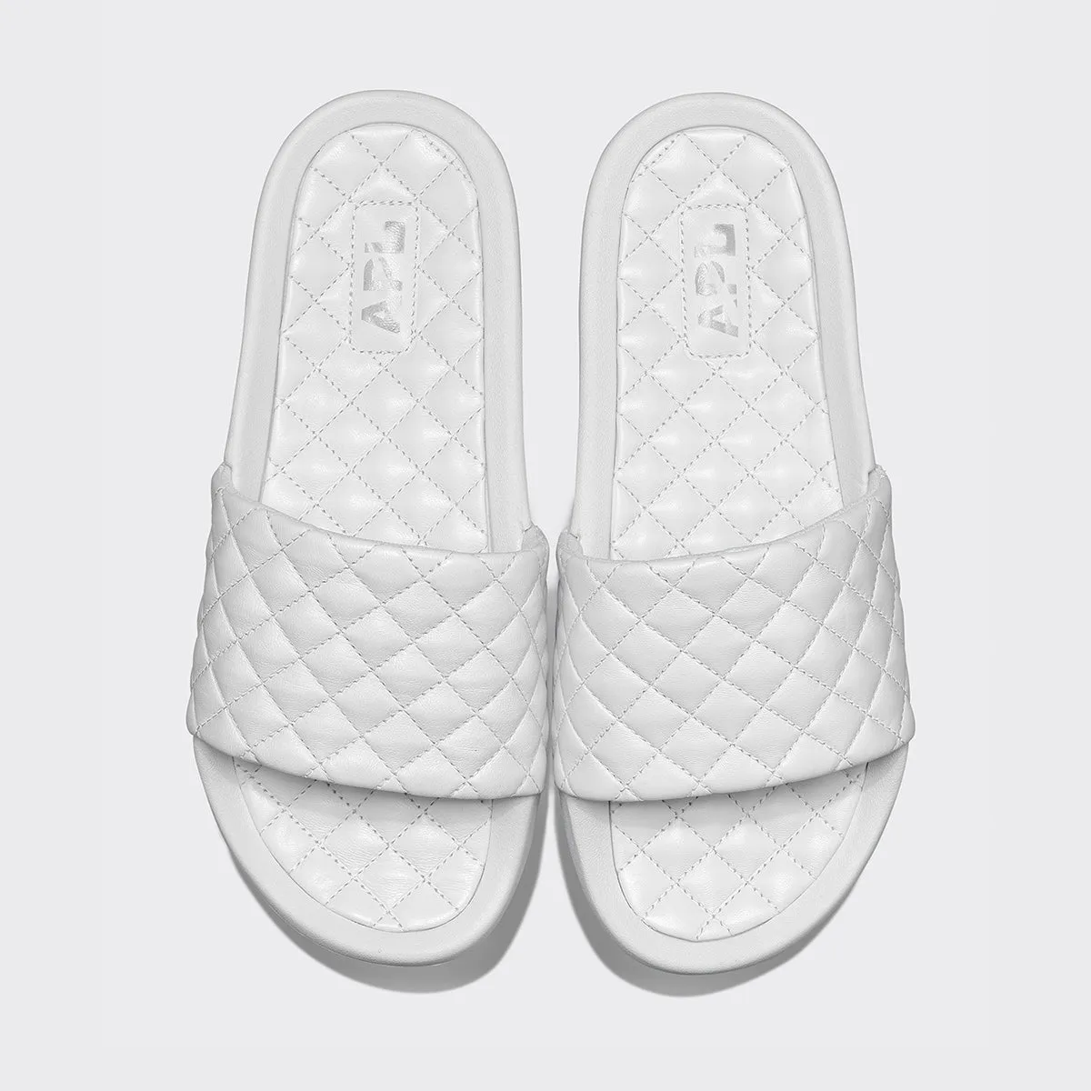 Women's Lusso Slide White sold by APL